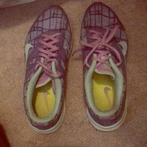 Purple and black Nike’s